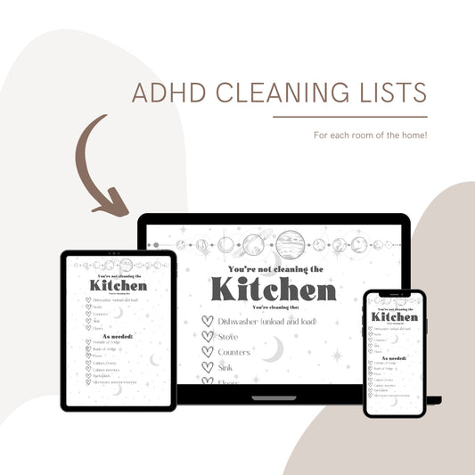 ADHD Cleaning Checklist